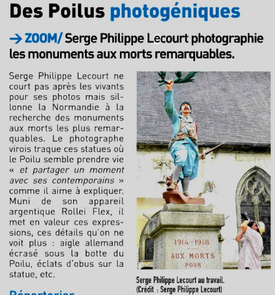 Article Coté Manche - Serge Philippe Lecourt - 12 novembre 2014